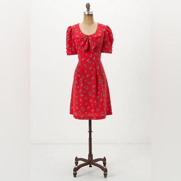 HI THERE from KAREN WALKER by ANTHROPOLOGIE OC Floradot Dress - Picture 3 of 8